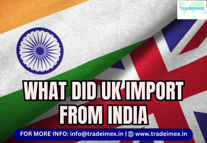 WHAT DID UK IMPORT FROM INDIA?