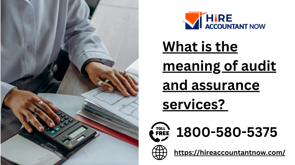 What is the meaning of audit and assurance services?