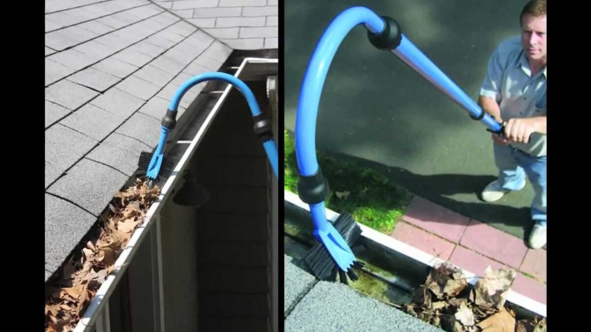 How to Clean Gutters Without a Ladder