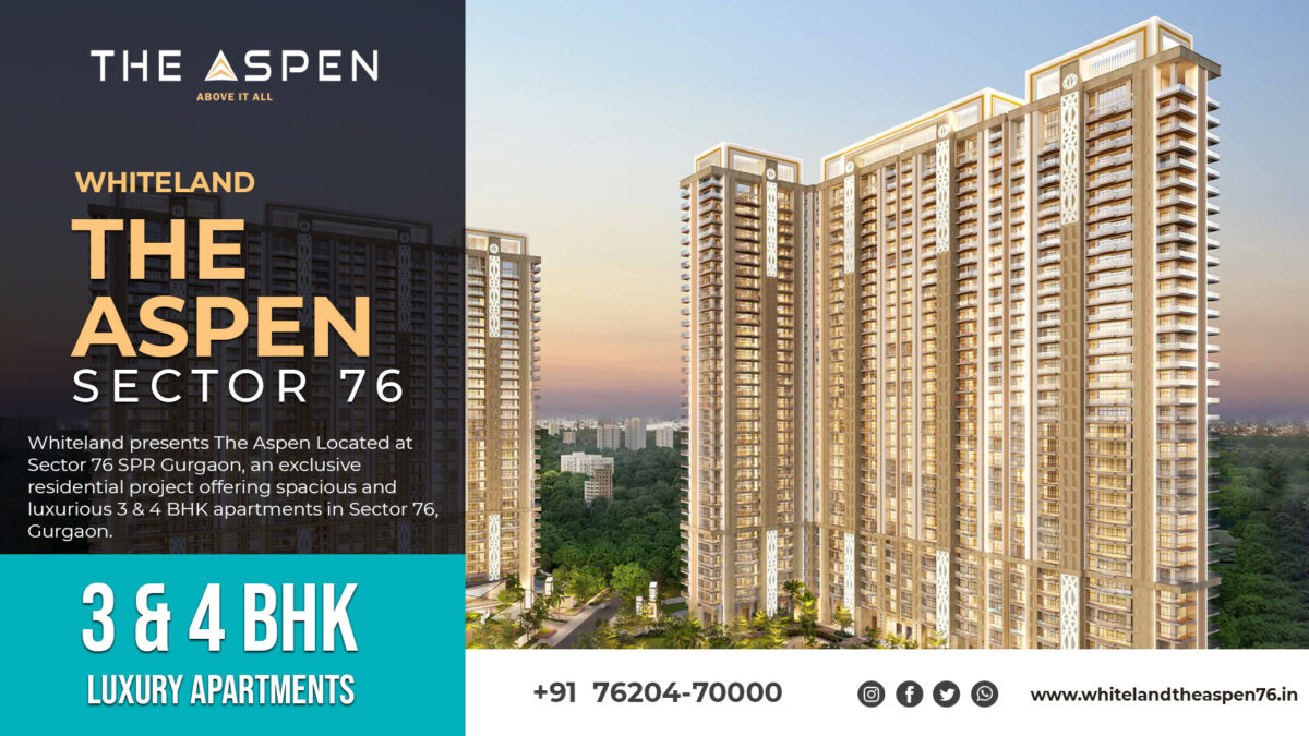 Whiteland The Aspen, Sector 76, Gurgaon: Elevate Your Lifestyle in Luxury