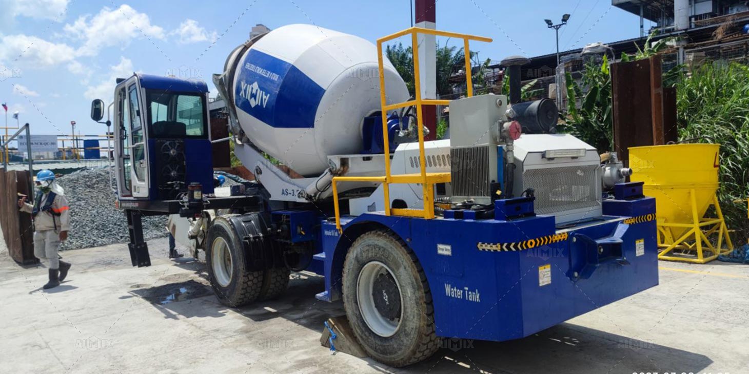  AS-3.5 Self Loading Mixer for Flood Protection Project