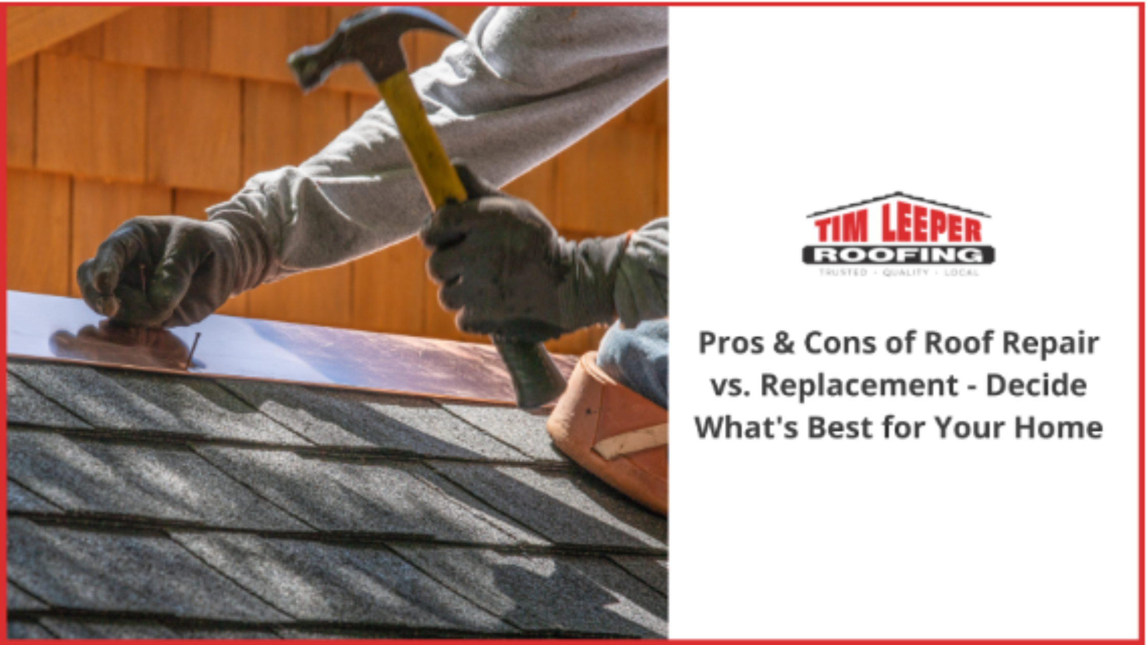 Pros & Cons of Roof Repair Vs. Replacement- Decide What's Best for Your Home