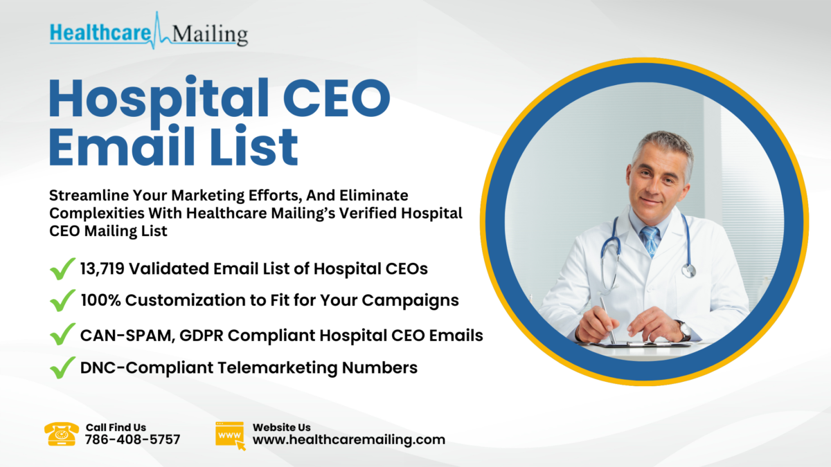 How do I find a hospital CEO’s email address?