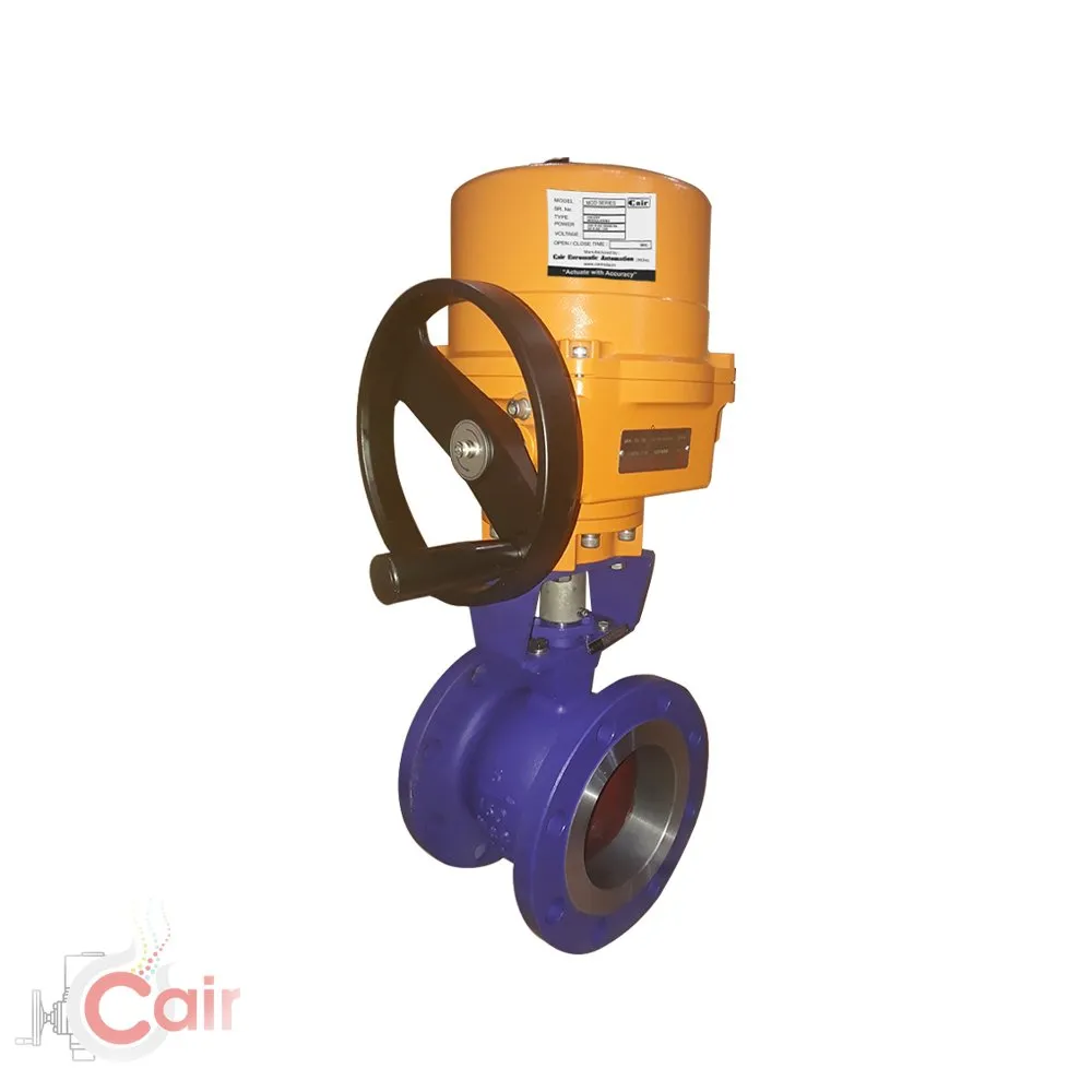 MOTORIZED V-PORT BALL VALVE WITH ELECTRICAL ACTUATOR