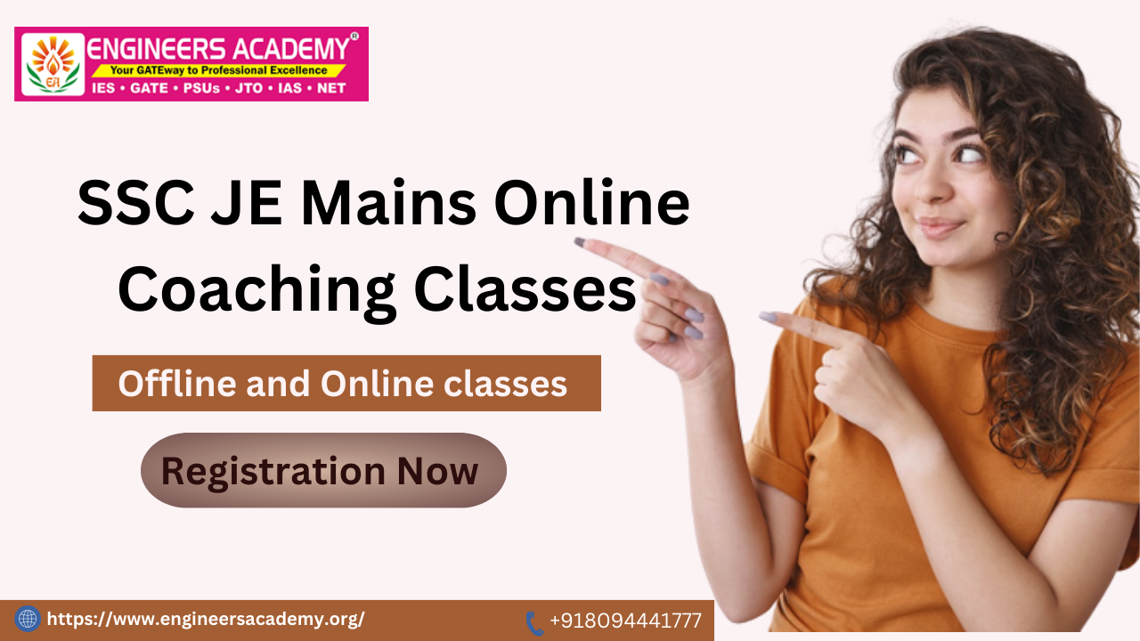 SSC JE main online classes