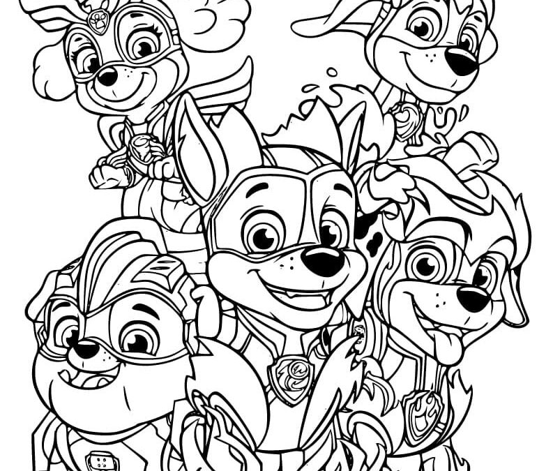 Paw Patrol Coloring Pages: Unleash Your Creativity