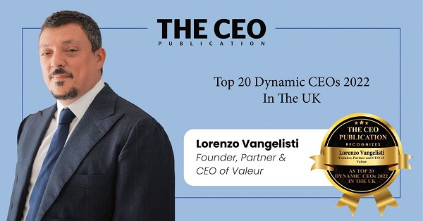 The CEO of Valeur Group Lorenzo Vangelisti interviewed by “The CEO Publication”