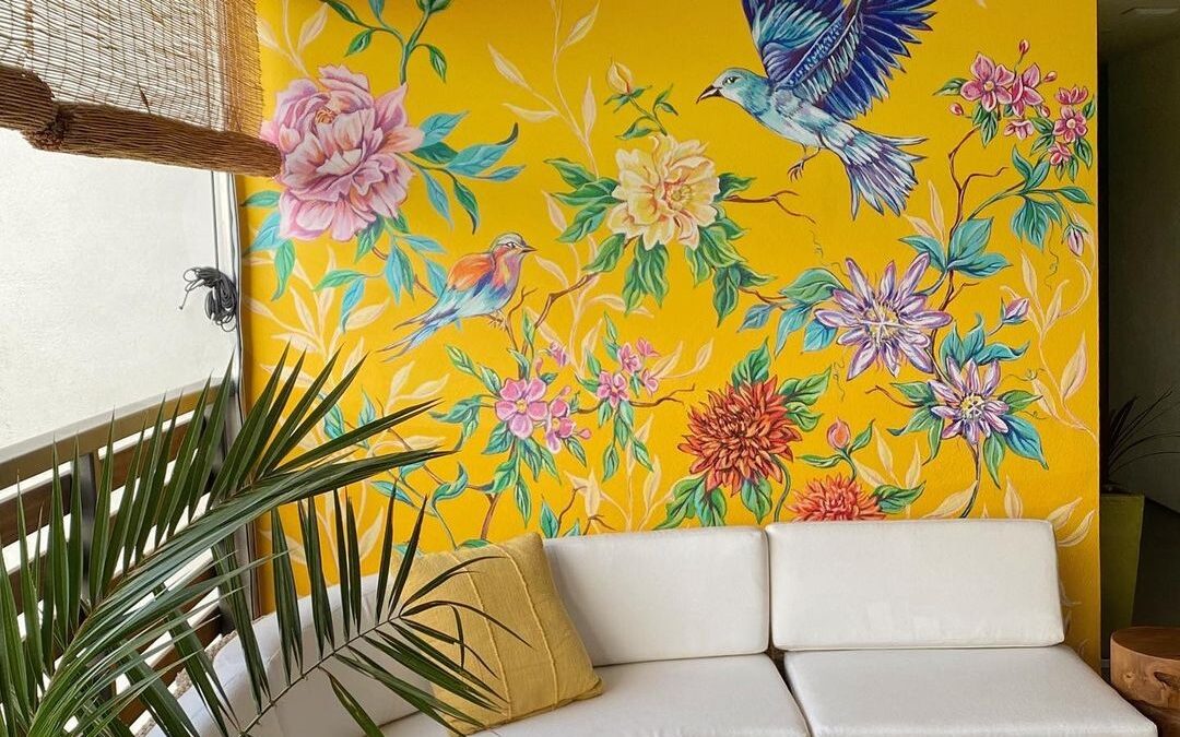 My Journey: From a Blank Wall to a Floral Masterpiece