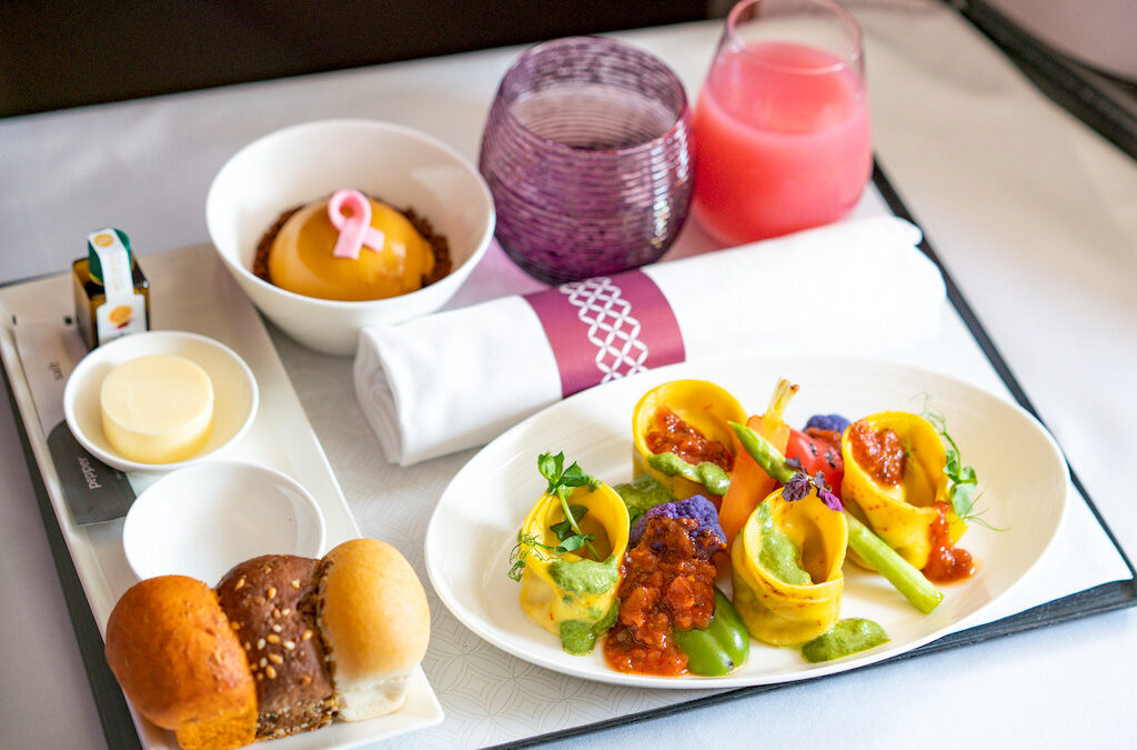 How many meals do you get on Qatar Airways?