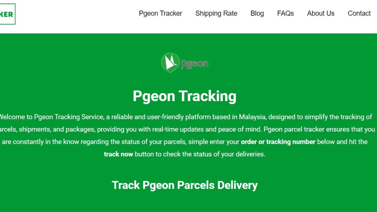 Pgeon Tracking – How To Track Orders in 2023-24?