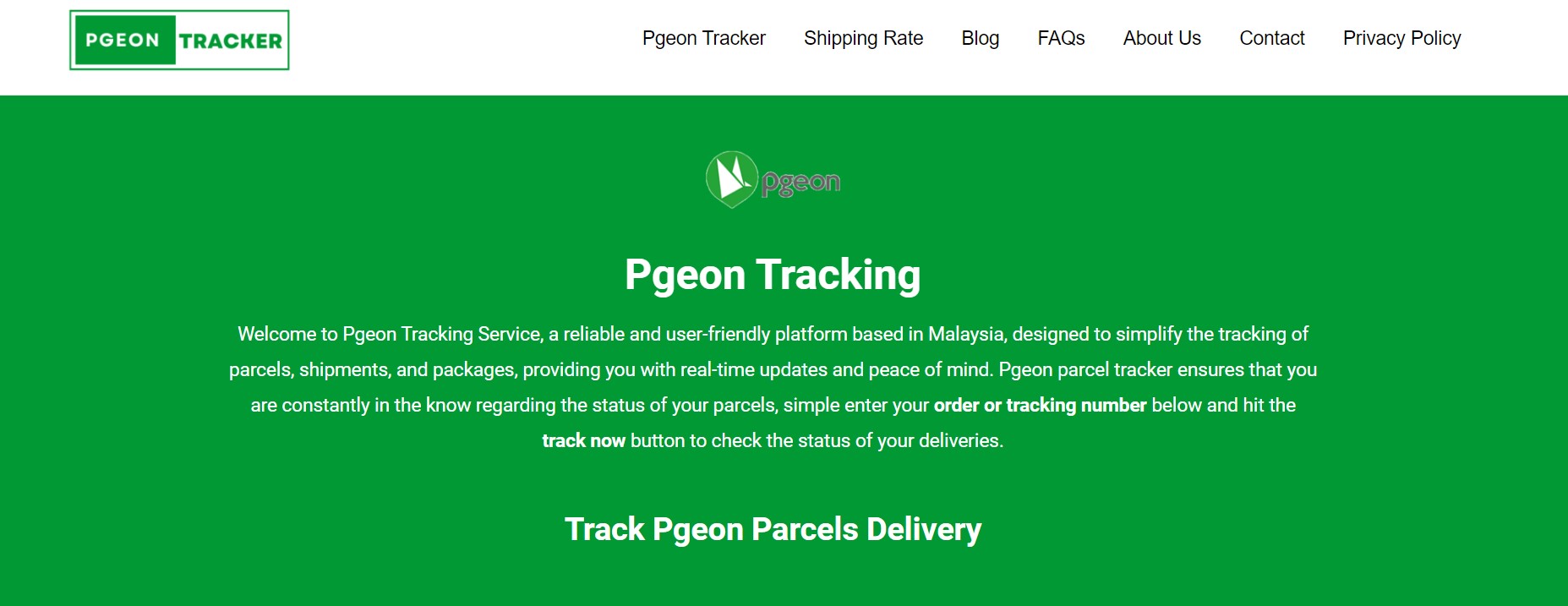 Pgeon Tracking