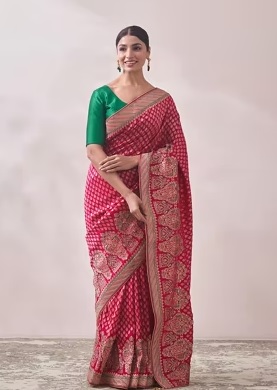 Wear a Silk Saree for Wedding: Royal Look