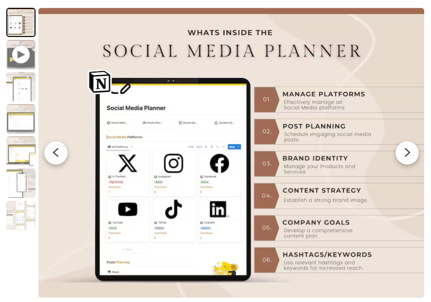 Notion Social Media Planner: Revolutionizing Your Social Media Strategy