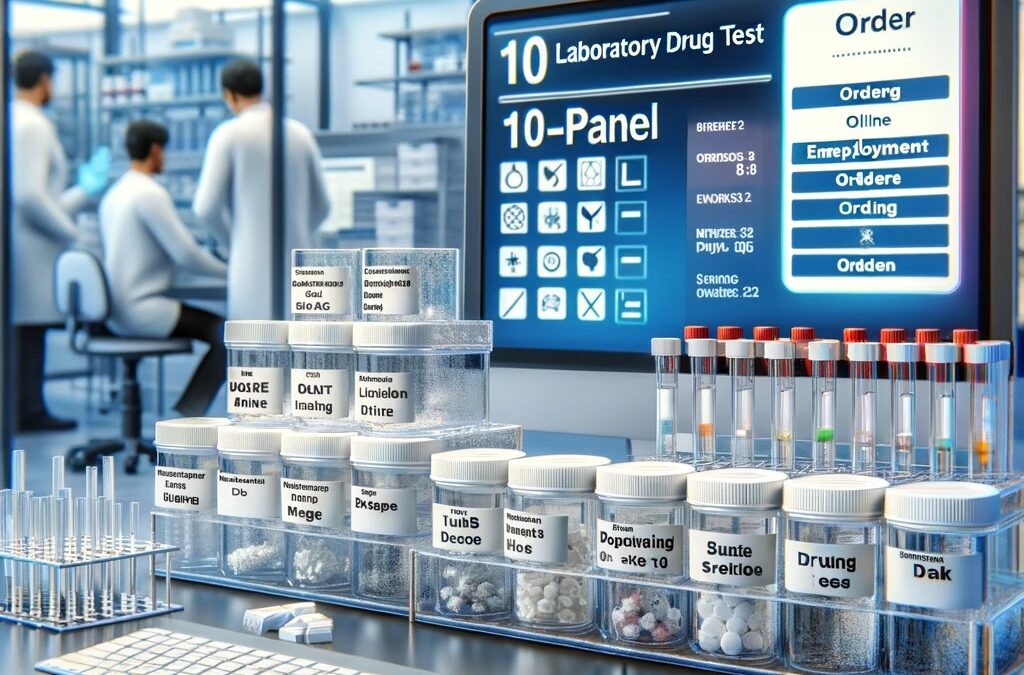 How does work 10-Panel Urine Laboratory Drug Tests?