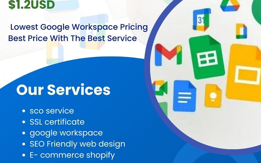 $1.2 USD for Google workplace Lifetime from F60 Hosting LLP.