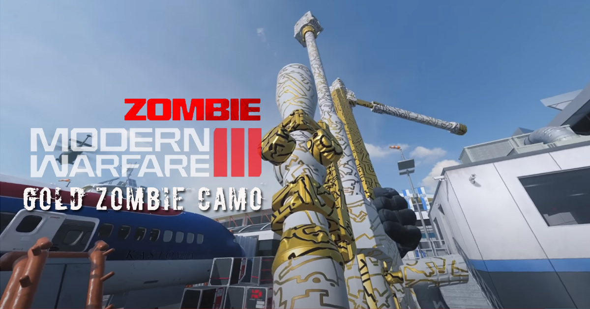 How to Get Gold Zombie Camo in MW3?