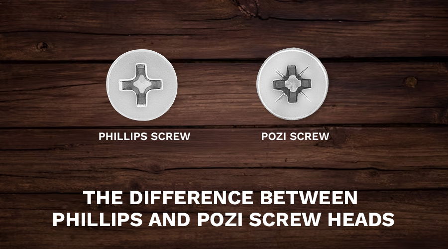 The Difference between Phillips and Pozi Screw Heads