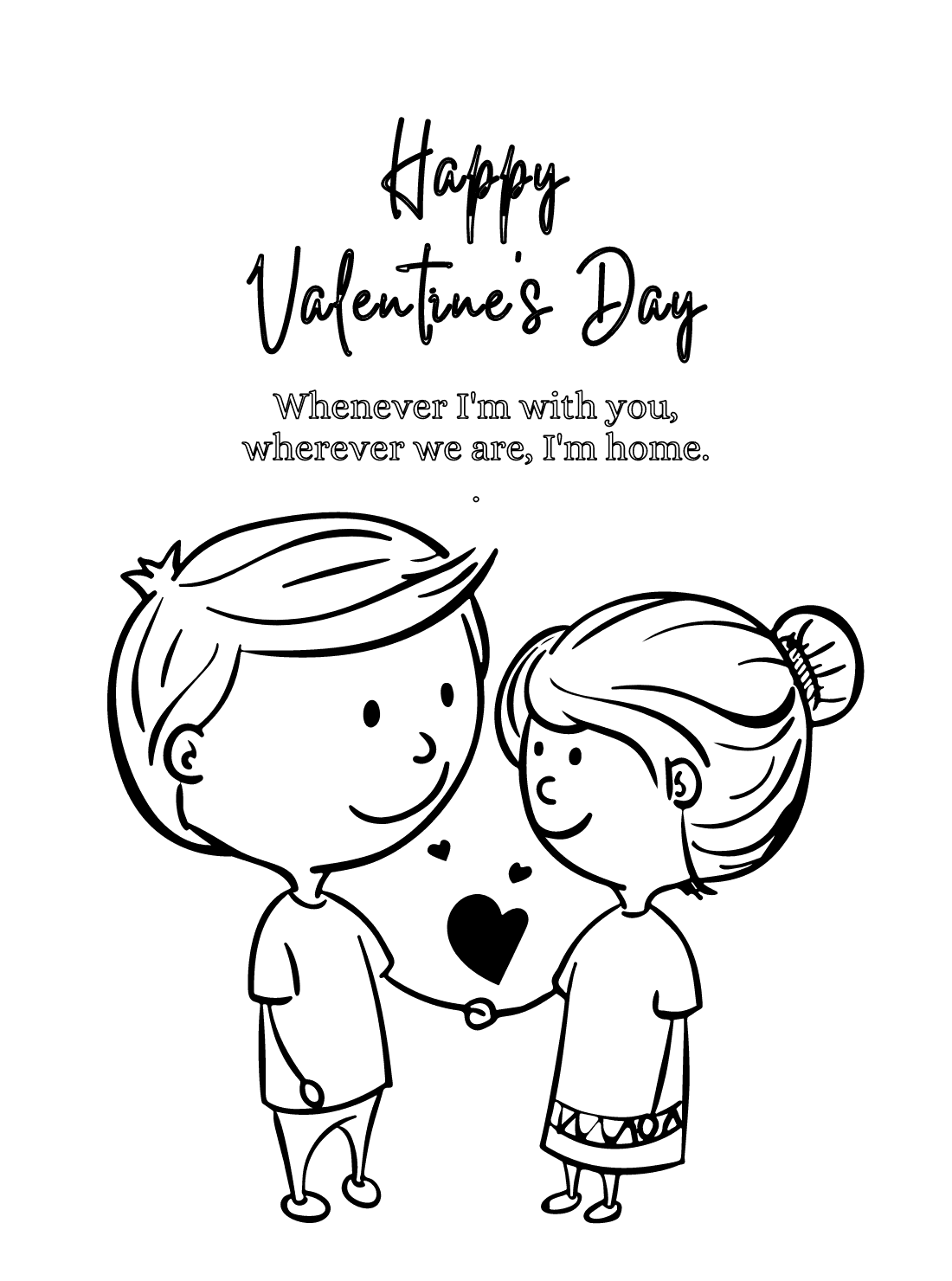 Valentine Drawing For Kids