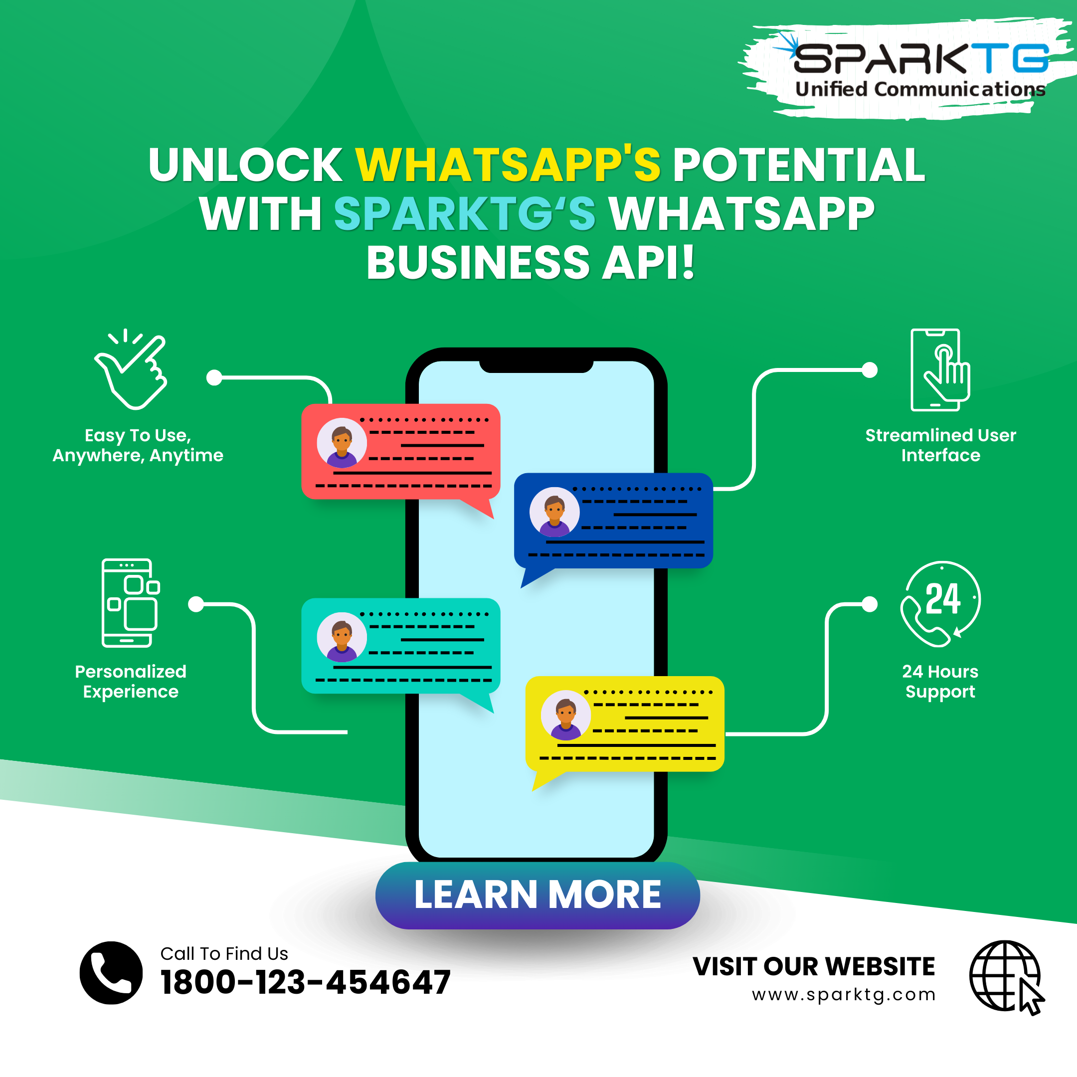 WhatsApp business api - sparktg