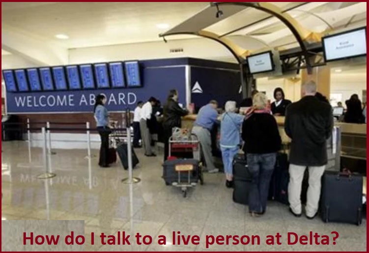 How can I speak to real person on Delta?