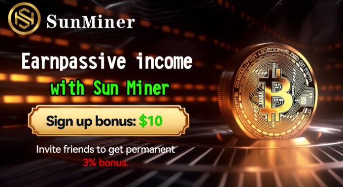 By SUNMiner platform: How to earn 500 USD a day without working