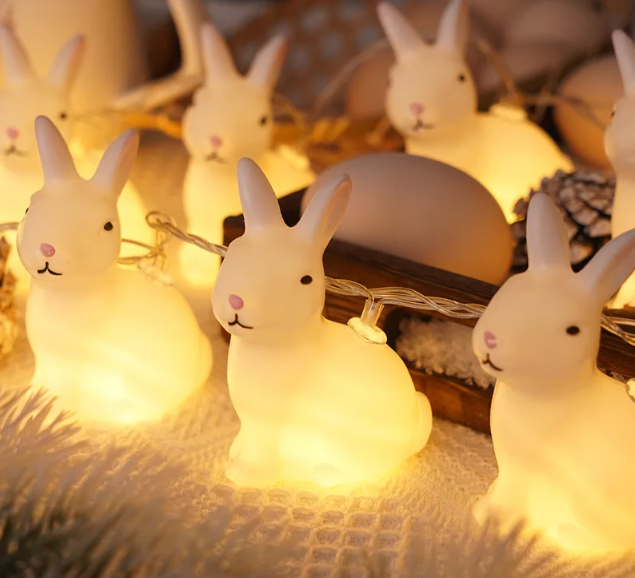 LED Easter Bunny String