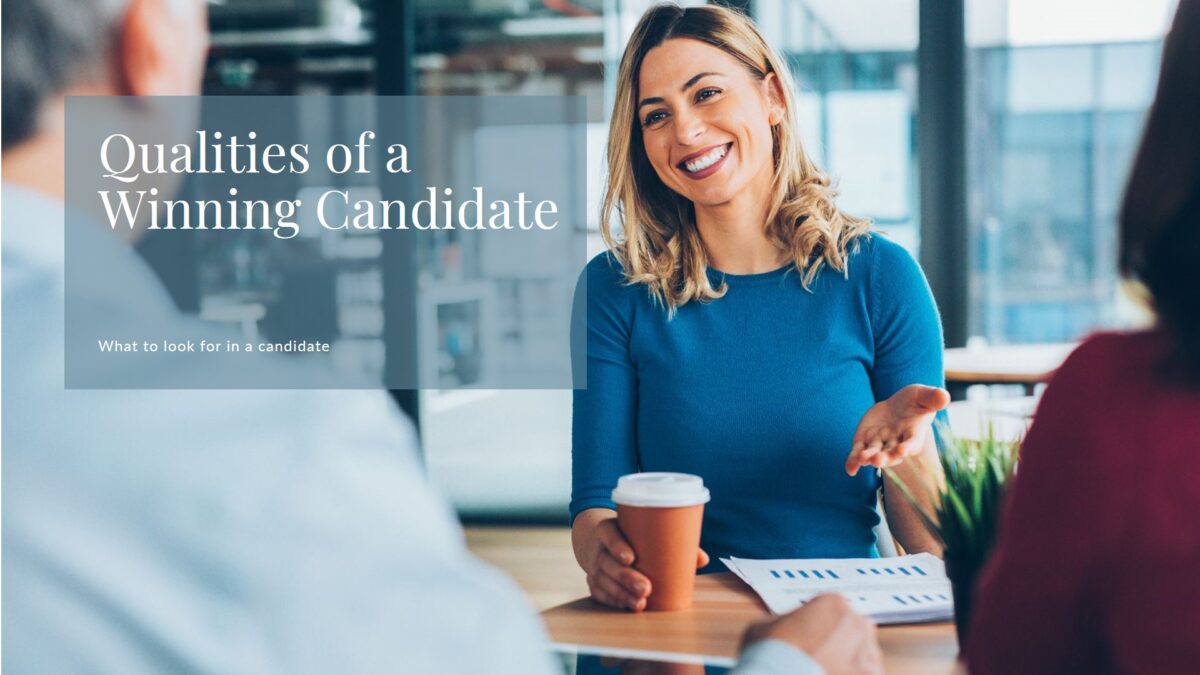 Characteristics of a Good Candidate in an Election